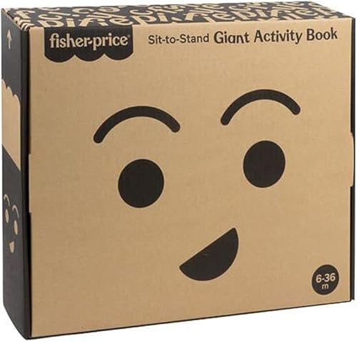 Miniatura 2 de Fisher-Price Libro de actividades gigante sentado a pie juguete de aprendizaje electrónico y centro de actividades para bebés y niños pequeños de 6