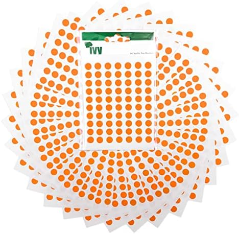 2,100 Easy Peel Self Adhesive Sticky Dots from Ivy - 8mm - Matt White [232741]