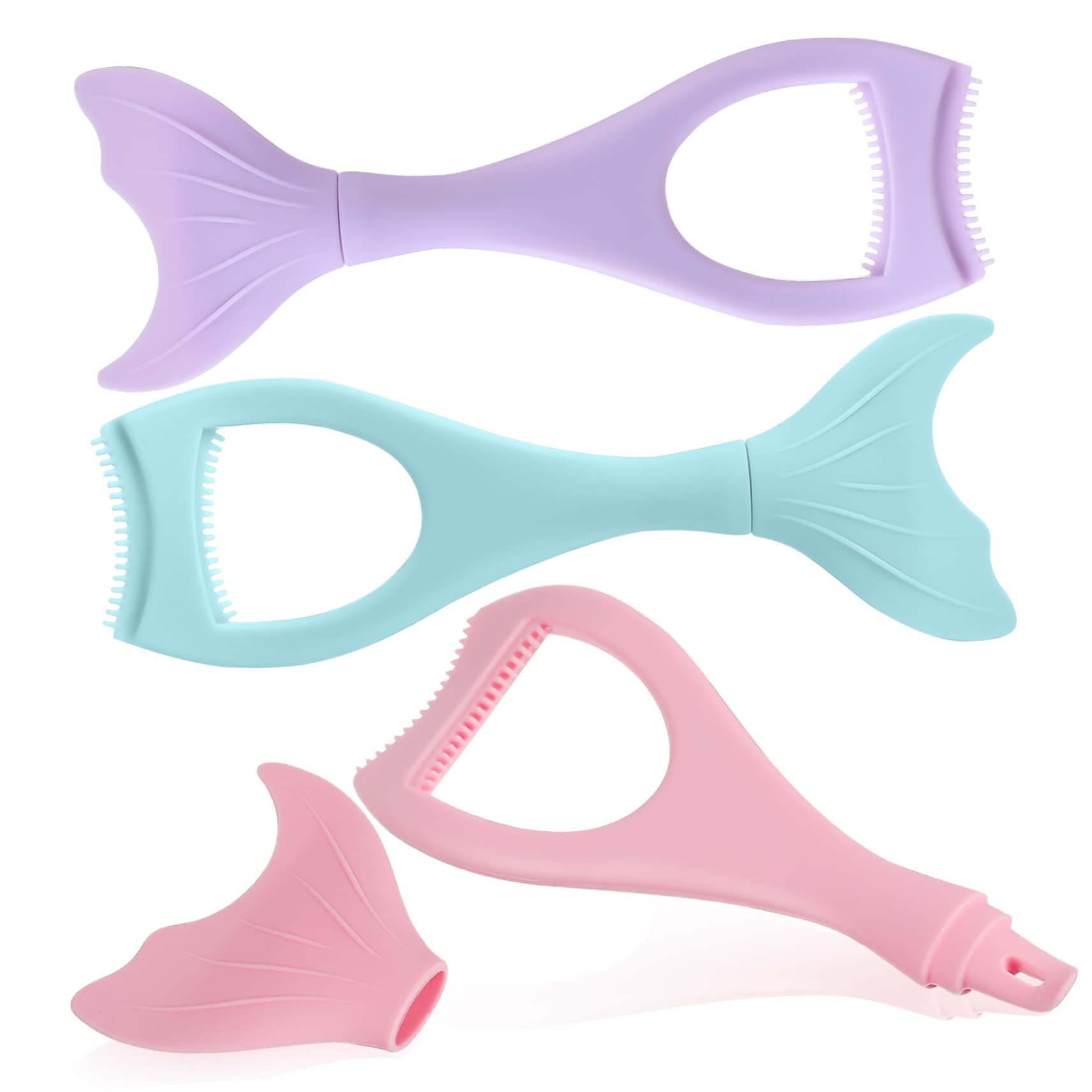 SMASOLO 3Pcs Mascara Guard Tool Eyelash Applicator Comb for Smudge Eye Makeup Shield Comb for Lashes for Mascara Application Eyeliner Precision