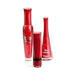 Bourjois Rue Royale Set 3 products: 1 Velvet The Lipstick, 1 Volume Glamour Oh Oui mascara and 1 1 Second Nail Polish