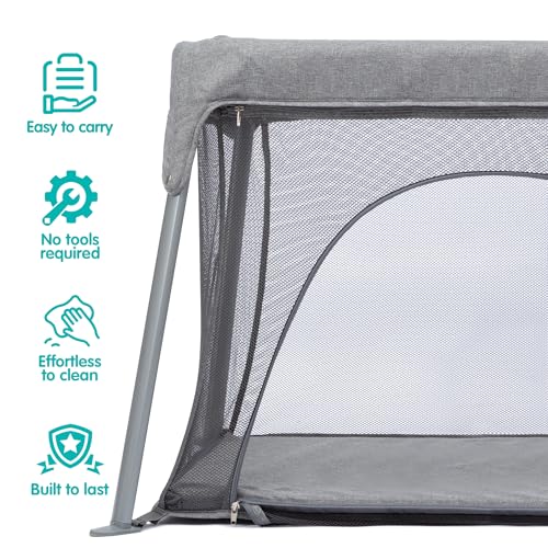 CAPAKIDDO Lightweight Travel Crib - Portable Baby Playard