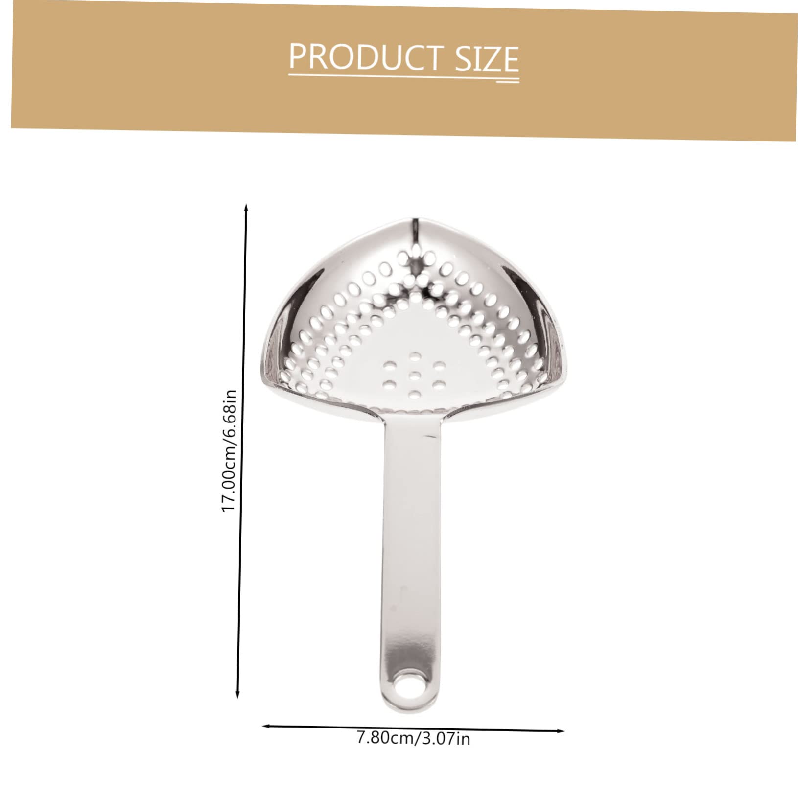 OUNONA Cocktail Strainer Spoon Professional Bartending Tool for Filtering Beverages Milk Tea and Cocktails Washable and Ergonomic Design for Home Bars and Mixologists