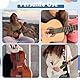 JIYIN 35 Stück Gitarre Fingerschutz, Silikon Gitarre Fingerkuppenschutz 5 Größen Finger Sleeves für Ukulele Bass Nähen Sticken(Transparent)