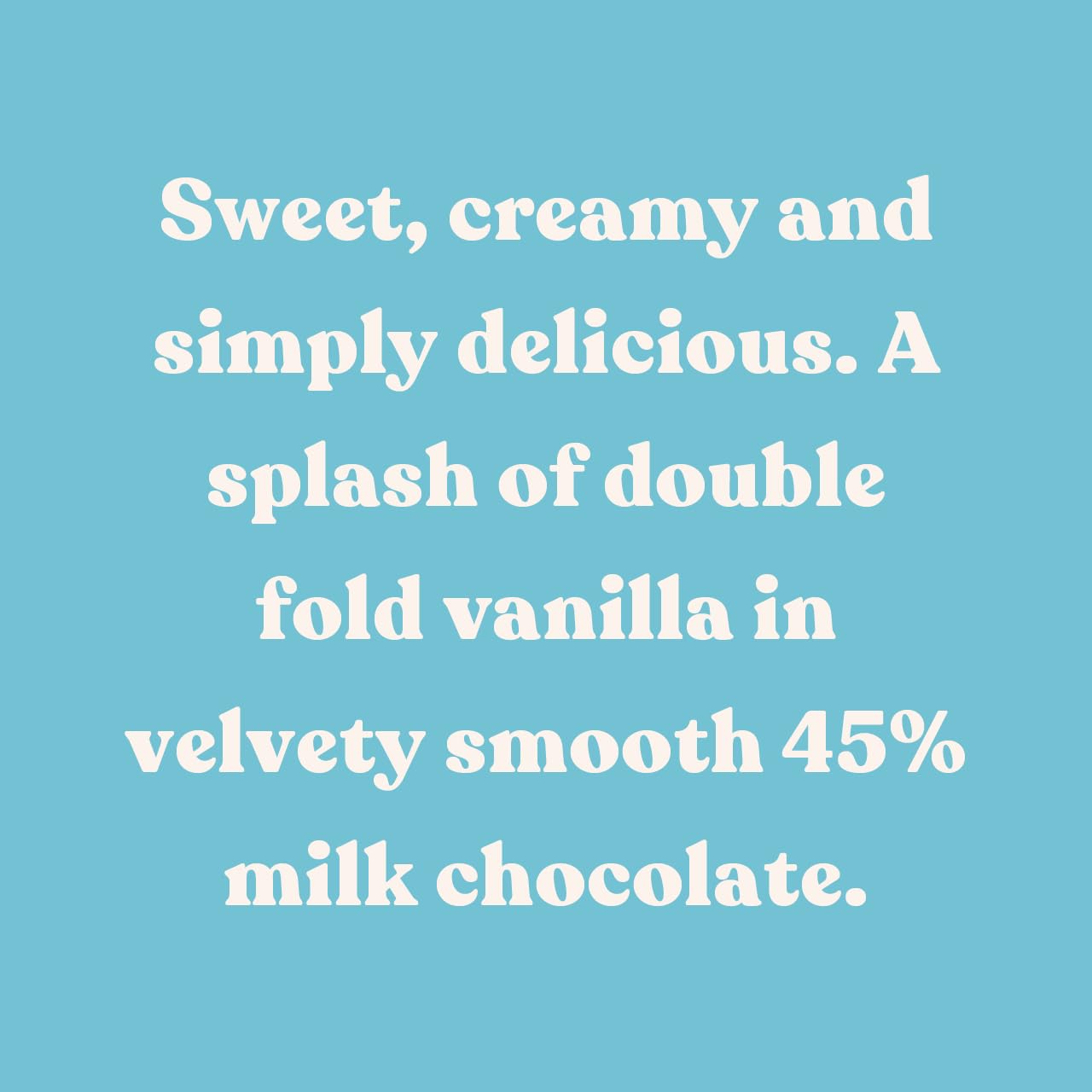 Theo Chocolate Holiday Sweet Vanilla Organic Milk Chocolate Bar, 45% Cacao, 6 Pack | Fair Trade