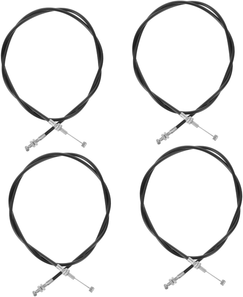 4pcs Hydraulic Pressure Base Salon Chair Cable Height Replacement for Styling Chairs Material Handle for Salon and Office Use
