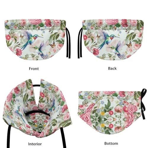 Image of Hummingbird Flower Teapot Cozy for Teapot Tea Pot Dust Cover Teapot Cozies Insulation and Keep Warm Kitchen Accessory for Home Kitchen Office Holiday Party Decor