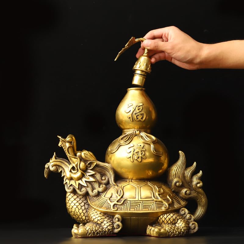 Dragon Tortue Laiton pour décorer un comptoir de caissier - 2