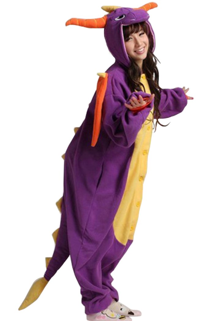 wotogold Animal Dragon Pyjamas Costumes de Cosplay Adulte Unisexe