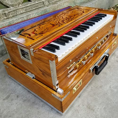 NAG Teak Wood Palitana Reed Portable Harmonium Amazon.in Musical