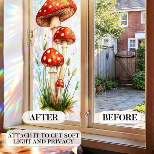 Vinilo decorativo transparente adhesivo para ventana 45x100 cm miniatura 4