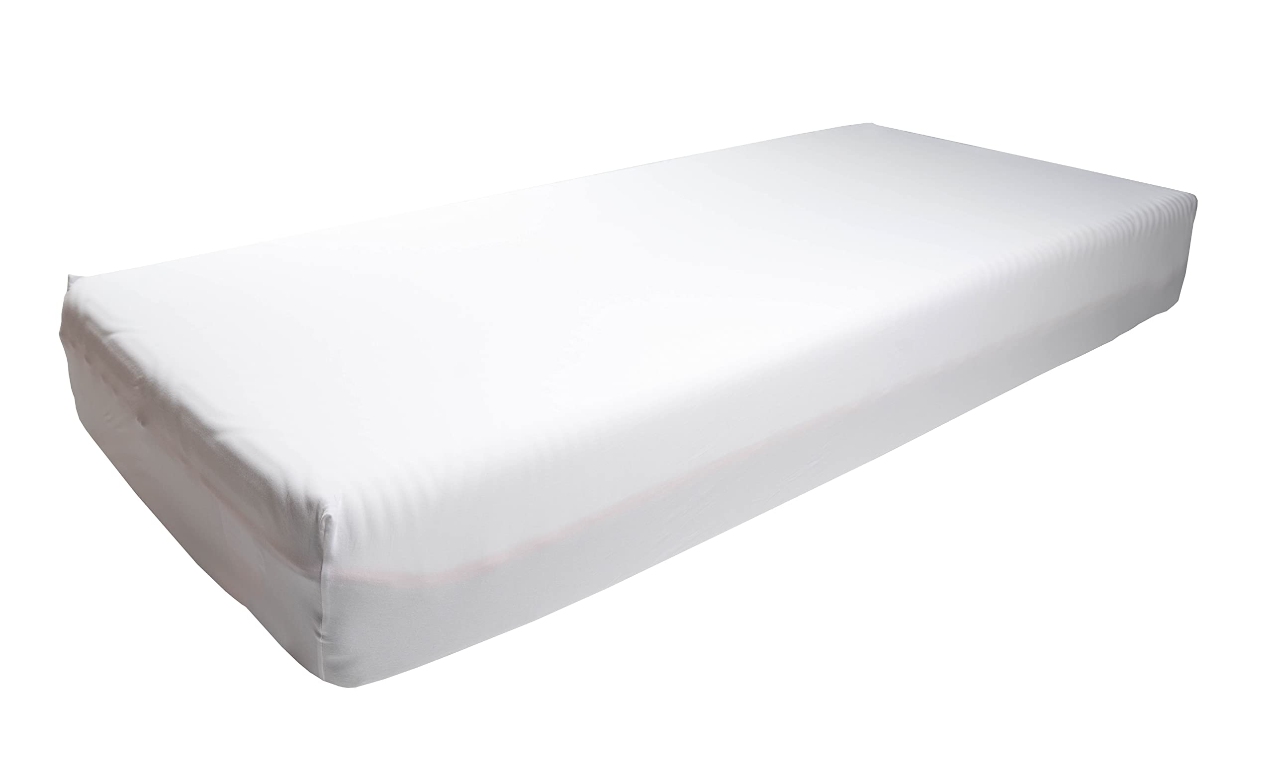 Coprimaterasso con angoli in poliestere solido 1 pezzo, quattro angoli, con lenzuolo con fascia elastica, 160 cm x 200 cm x 25 cm