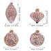 KI Store Mercury Glass Christmas Ornaments Set of 8 Pink Christmas Balls Finials for Christmas Tree Decoration Holiday Décor