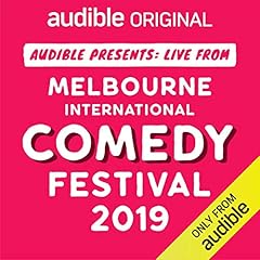 Diseño de la portada del título Audible Presents: Live from the Melbourne International Comedy Festival 2019