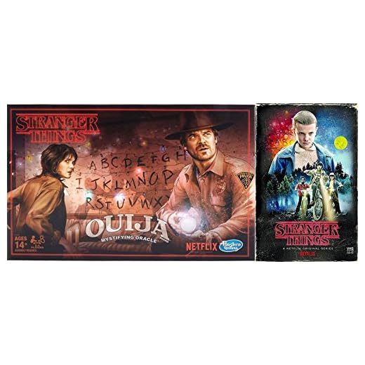 Stranger Things Ouija Game Exclusive VHS Set Season 1 DVD Blu-Ray 4 Disc Box Edition Special 2-pack Bundle