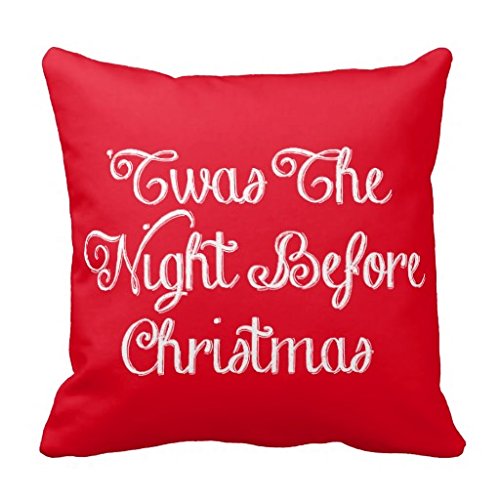 yRyDeNjeuj Twas The Night Before Christmas Pillow Case