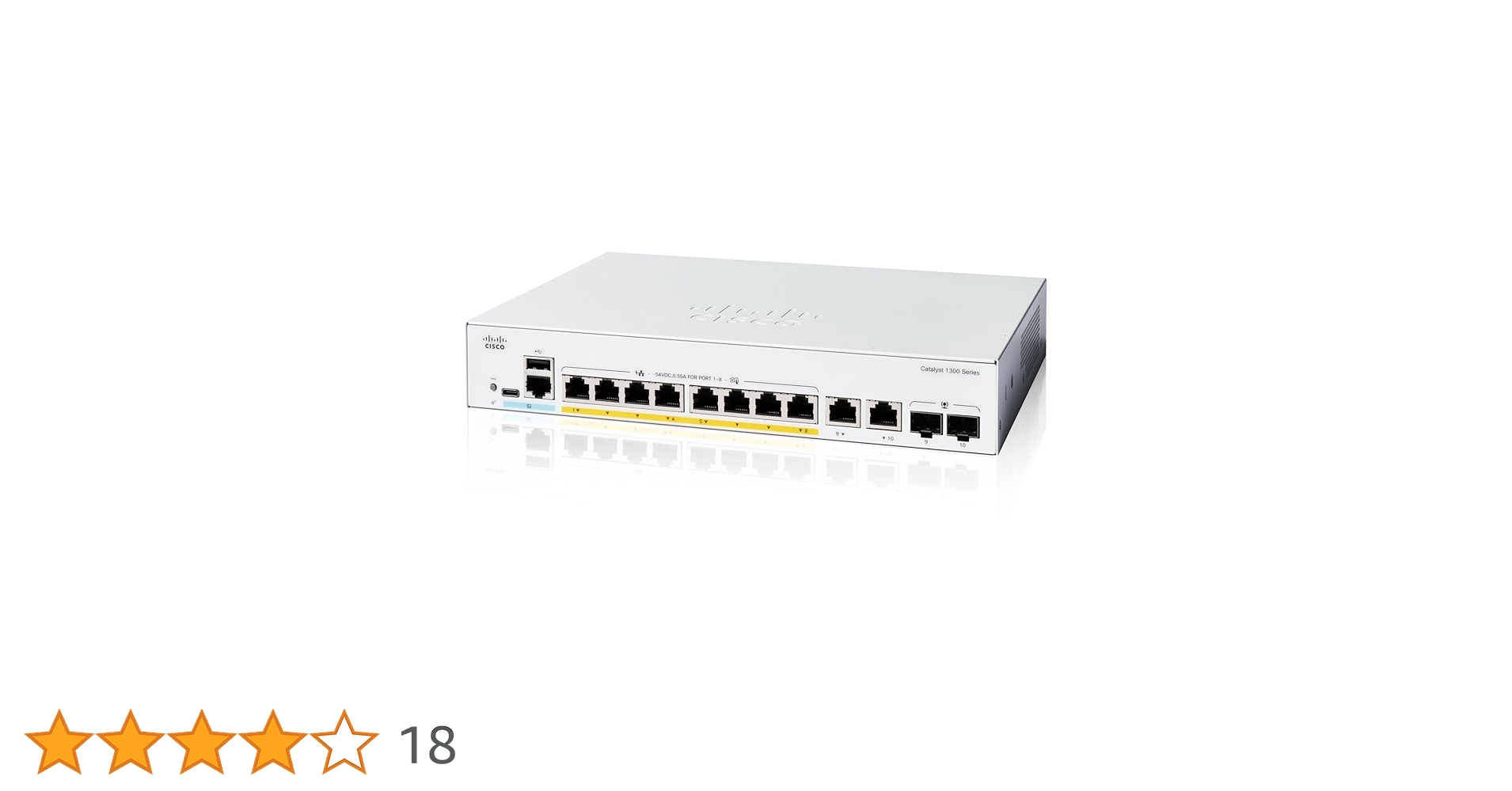 ルーター・ネットワーク機器 Cisco Catalyst 1300-8T-E-2G Cisco Catalyst 1300 C1300-8T-E-2G - Switch - LDLC