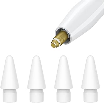 Microcase Apple Pencil 1-2 Nesil Pencil USB-C Pro ile Uyumlu Y ksek Hassasiyetli Yedek U  4 Adet-AL4762