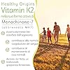 Healthy Origins, Vitamin K2 MK-7, 100mcg, da Natto, 60 Capsule, Testato in Laboratorio, Senza Glutine, Senza Soia, non OGM