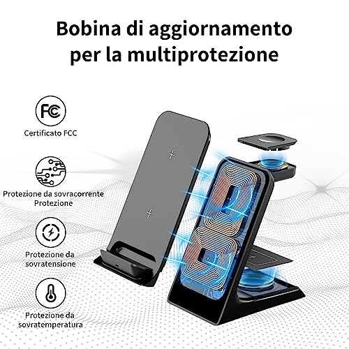 KPON Stazione di ricarica per Apple Watch e