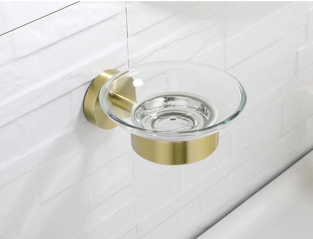 Porte-papier et accessoires de salle de bain or brossé pour une routine matinale ordonnée