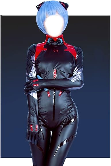 ①ラテックス製エヴァンゲリオン『綾波レイ』プラグスーツ☆男性L 