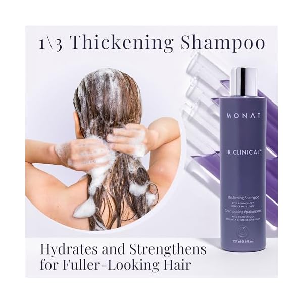 MONAT IR Clinical System Haircare Kit – Advanced Hair Restoration Kit with Effective Hair Strengthening Formula – Complete Hair Growth System with Shampoo Conditioner & Serum - Image 5