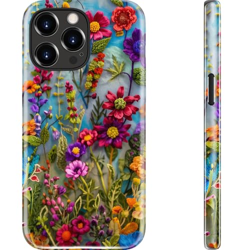 Coque iPhone 14 Pro DEENAKIN rigide double couche et silicone antichoc à motif Mélodie