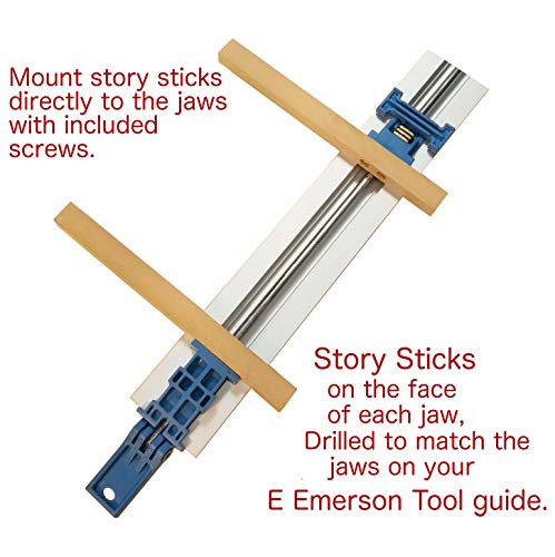 E. Emerson Tool Co. C50 50-Inch All-In-One Contractor Straight Edge Clamping Tool Guide w/Story Stick