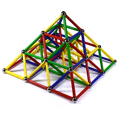 CMS MAGNETICS 156 Pieces Magic Magnetic Building Sets - Magnetic Brain Building Toys