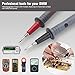 WGGE WG-011 Soft Silicone Test Lead and Safety Alligator Clips,Multimeter Test Leads Kit CAT III 1000V & CAT IV 600V with Threaded Alligator Clip, for Fluke/AstroAI/KAIWEETS/INNOVA Multimeter
