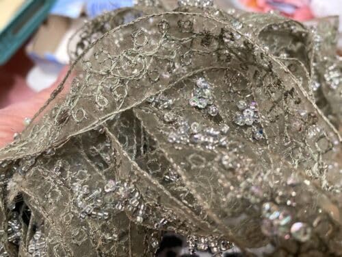 Green Tea Trim Hand Sewn 7/8