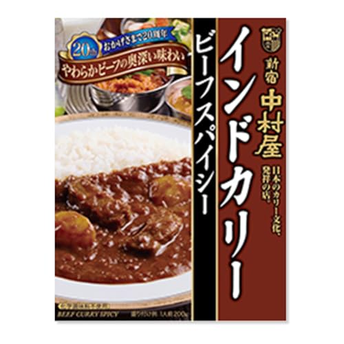 新宿 中村屋 インドカリー ビーフスパイシー 40個 人気 洋食 レトルト 時短 カレー インドカレー スパイシーカレー 長期保存 災害用 保存食