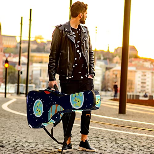 Housse imperméable pour guitare acoustique avec double bandoulière et poche en bois coloré, Multicolore 07, 42.9×16.9×4… - Les Beatles, Paul McCartney, John Lennon, RIngo Starr, George Harrison Housse imperméable pour guitare acoustique avec double bandoulière et poche en bois coloré, Multicolore 07, 42.9x16.9x4… – Image 7