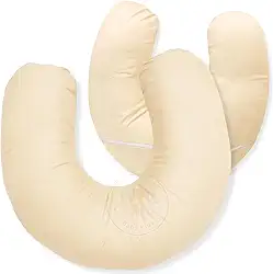 Almofada Amamentação Micropercal 400 Fios Cores Lisas (Palha)