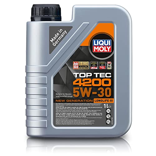 Olej silnikowy Liqui Moly 4 l, 4 litry, TOP TEC 4200 5W30 5W-30 3707 VW 504.00 507.00