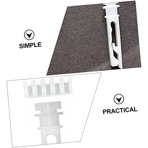 Homoyoyo 12Sets Repairing Shutter Gear Replacement Window Blind White Blind Stems Repair Vertical Blinds Pulley Kit Vertical Curtain Slats Simple Curtain Pulley Sets Shutters Supply Plastic #TOP2