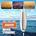 ZHOZHUT 3KW Vertical Axis Wind Turbine Generator Maglev Generator 12V / 24V / 48V Wind Turbine Generator Power Kit with MPPT Controller and 2 Fiberglass Blades for Highway, Home, Boat,White,3000W12V