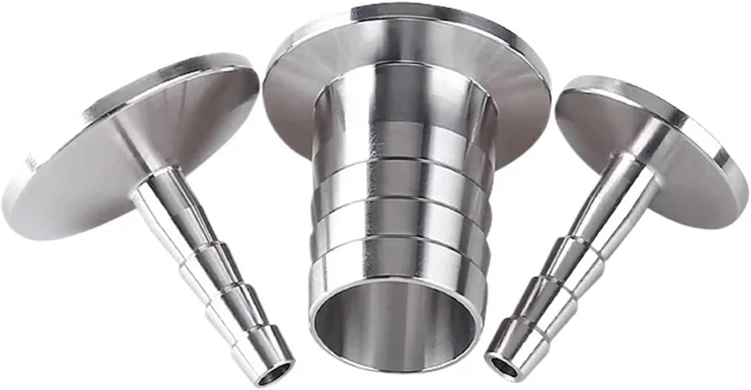 6 8 10 12.7 14 15-50mm Hose x KF50 Vacuum Clamp SUS304 Stainless Seel Pipe Fitting Connector (38mm)