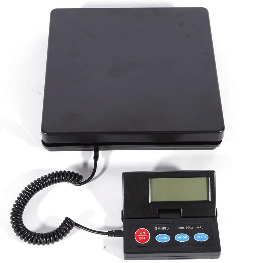 50kg Parcel Postal Scale Digital Platform Warehouse Weighing Scales Lcd Display For Factory Workshop Weighing, Pharmacy Weighing, Hardware Store Weighing, Express Weighing