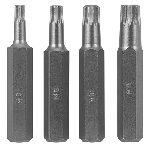 Performance Tool W1395 4-Piece Metric Bit Set