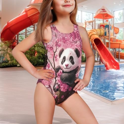 Image of JEOCODY Swimsuit for Girls One Piece Bathing Suit for Teens Crossback Hawaiian Beach Swimwear