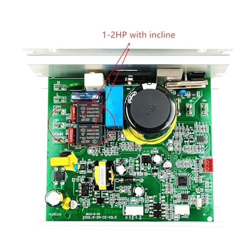 Reparación de motor CC con controlador LCD general para cinta de correr 1-2.0HP. 3