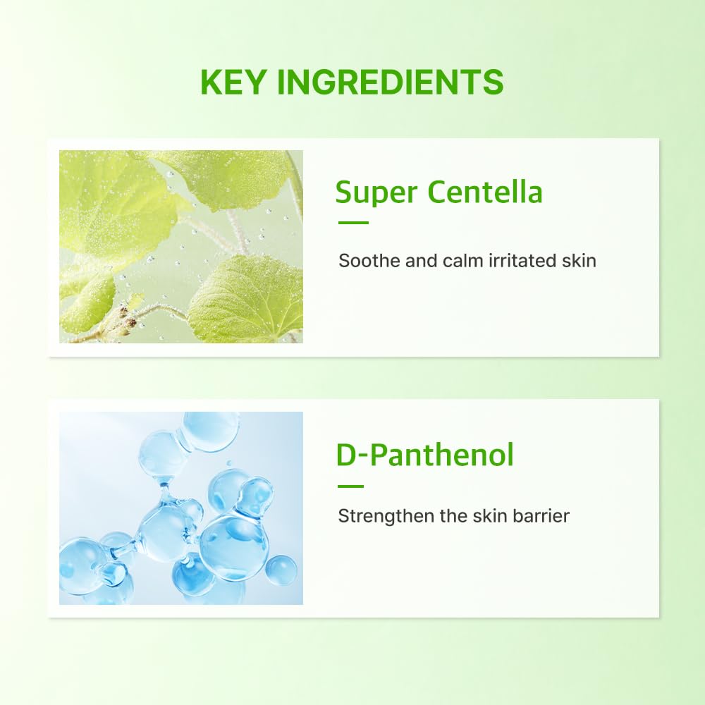 Papa Recipe Real Centella Cica Toner Pads (80 Sheets) – Soothing Cooling Pads with Panthenol for Hydration & Redness Care – Korean Skincare - Image 3