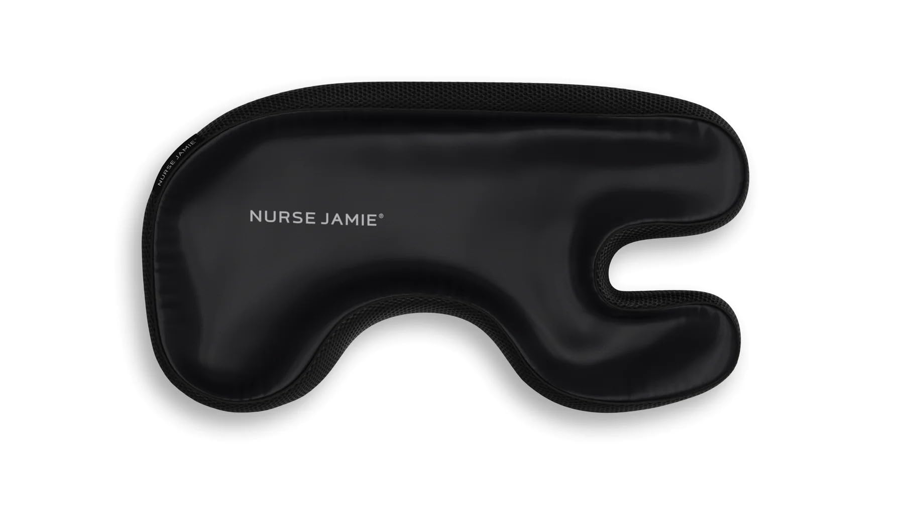 Nurse Jamie Beauty Bear Replacement Pillowcase – Mesh, Silky Black Cover, Minimize Sleep Lines, Gentle on Skin (22" x 11")