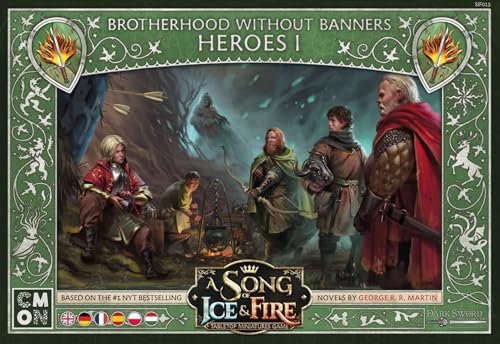 CMON, A Song of Ice & Fire, Brotherhood Heroes I (Heroes of the Brotherhood without Banner I), Expansion, Tabletop, 2 Players - Image 2