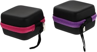 Ipetboom 1pc Portable Storage Bag Holder for Travel Outdoor Use Shockproof Eva Case Zipper for Neat Organization
