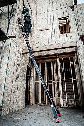 Little Giant Ladders, Dark Horse, M17, 9-15 foot, Multi-Position Ladder, Fiberglass, Type 1A, 300 lbs weight rating, (15147-001)
