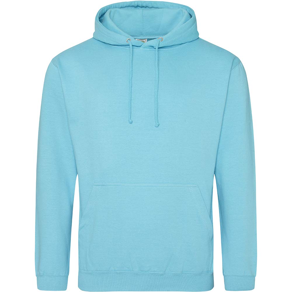 AWDis Men's College Hoodie, Blue (Turquoise Surf), Large