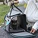 XZJPMT Portable Cat Carrier Bag Foldable Cats Handbag Reflective Pet Shoulder Crossbody Backpack Outdoor Travel Transportation