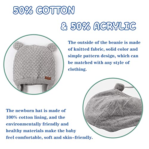 Babymütze Xiaohawang für den Winter – Strickmütze für Jungen und Mädchen
